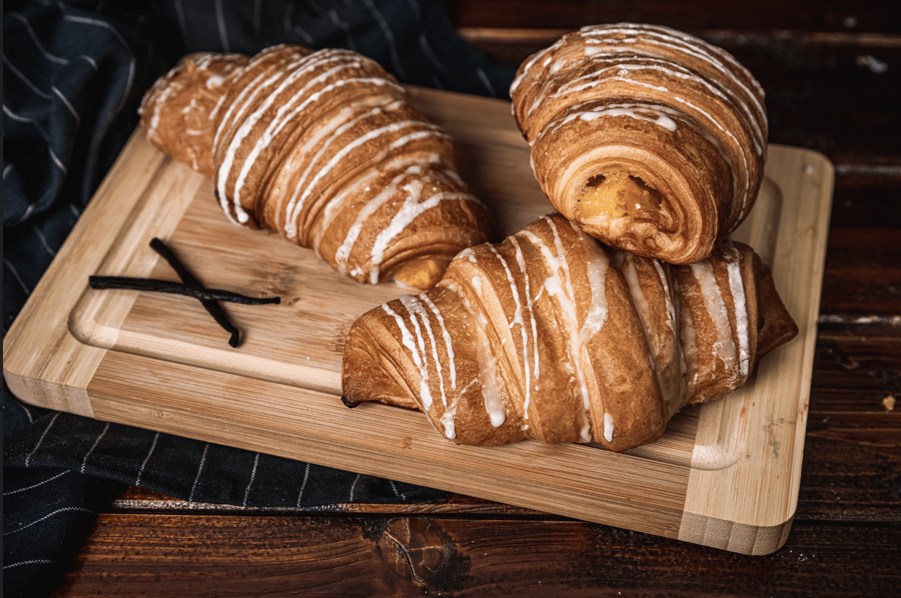 Vaníliás croissant